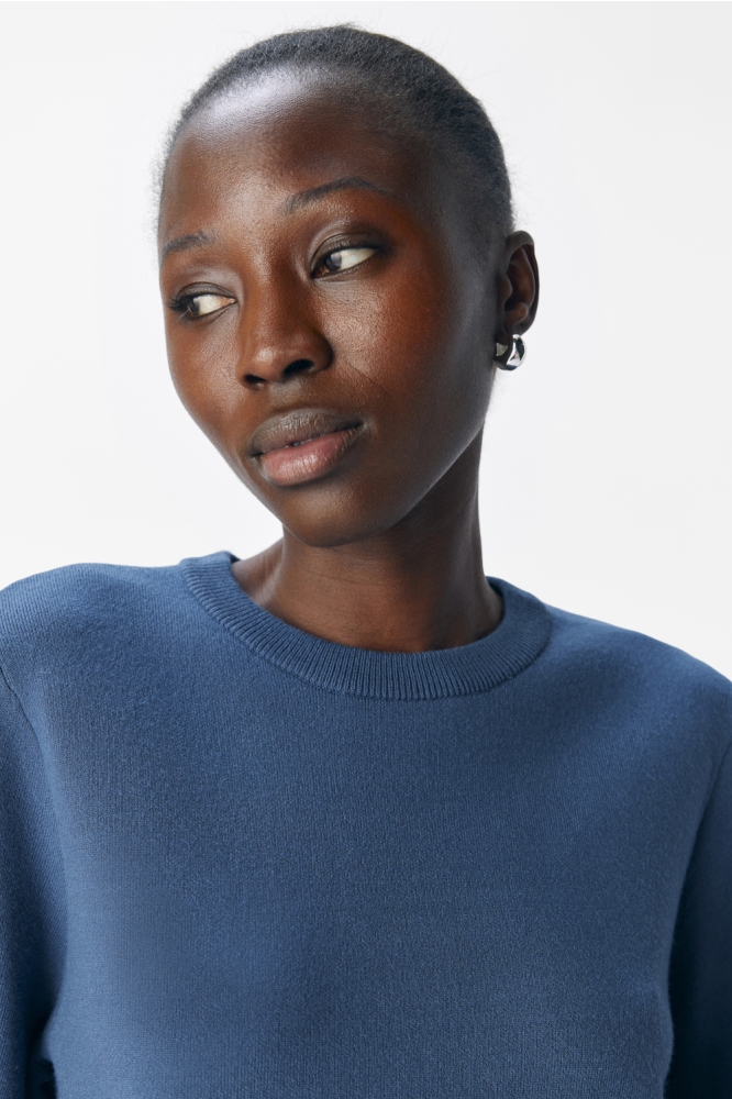 OBJREYNARD O-NECK PULLOVER NOOS 23043511 Dark Denim